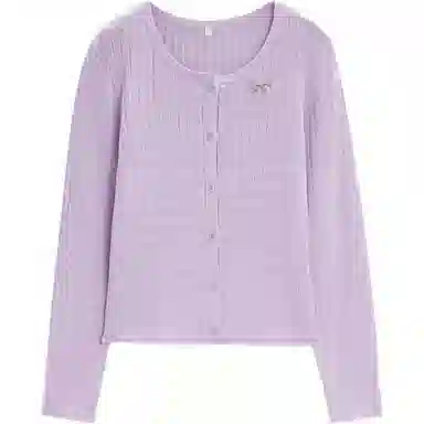 爱依服 简约通勤韩版温柔风针织衫 女款