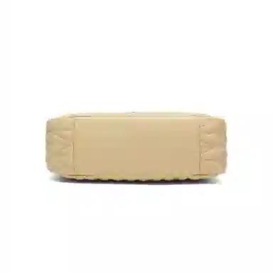 稻草人 时尚小众精致百搭潮流 合成革 手提包 女款 黑色/米白/浅黄色