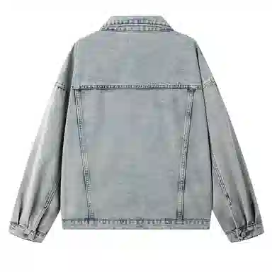 DUKE+DEXTER Vintage Embroidered Denim Jacket