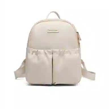 稻草人 美式潮流时尚百搭运动休闲高颜值通勤旅行大容量 合成革 双肩包 常规 女款 多色