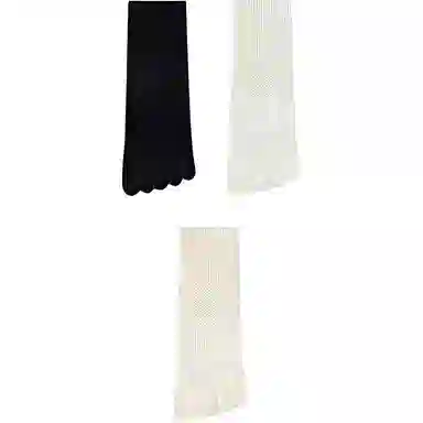 妮轻 薄款纯色简约短袜 女款