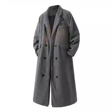LIVINGTOWN Classic Double-Breasted Coat