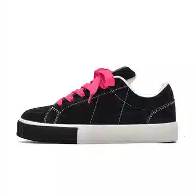 T628 Synthetic Leather Retro Low Sneakers