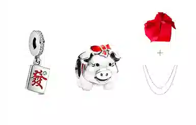 Pandora Red Series DIY Charm Bracelet