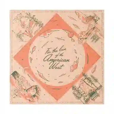 滚烫时光 西部吟风 棉 头巾方巾领巾 男女同款情侣款