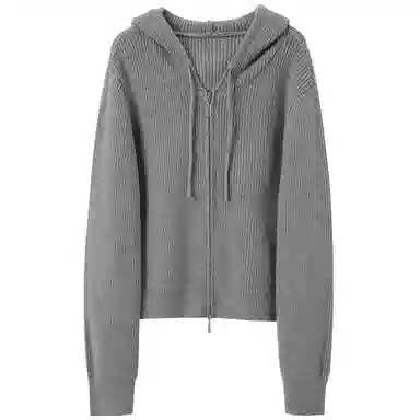 3COLOUR Miu Series Hoodie Cardigan