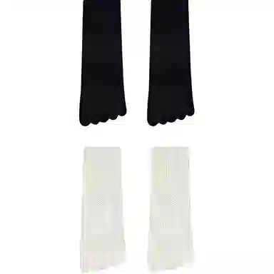 妮轻 薄款纯色简约短袜 女款