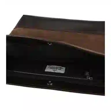 Vivienne Westwood Emblem Shoulder Bag Chocolate Brown