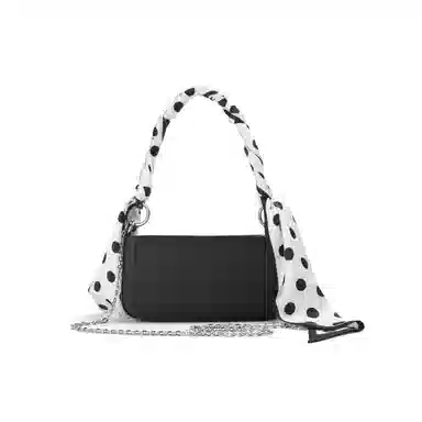 Calvin Klein Edor Woven Flower Shoulder Bag Black