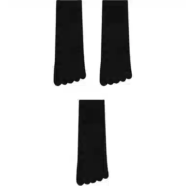 妮轻 薄款纯色简约短袜 女款