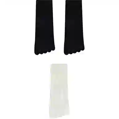 妮轻 薄款纯色简约短袜 女款