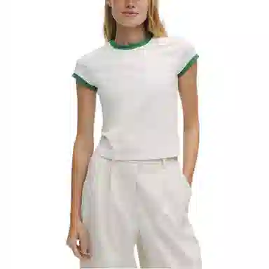 lululemon Organic Cotton Ringer Baby Tee T