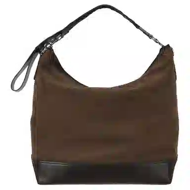 Vivienne Westwood Emblem Shoulder Bag Chocolate Brown