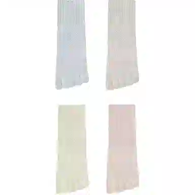 妮轻 薄款纯色简约短袜 女款