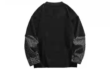 FORHUG Colorblock Striped Long Sleeve Tee