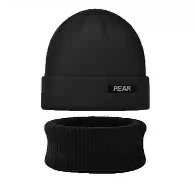 匹克 秋冬保暖时尚针织 韩系简约经典百搭  涤纶 绒线帽 男女同款情侣款