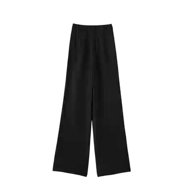 晚白 高腰显瘦阔腿减龄垂感休闲裤 女款