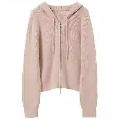 3COLOUR Miu Series Hoodie Cardigan