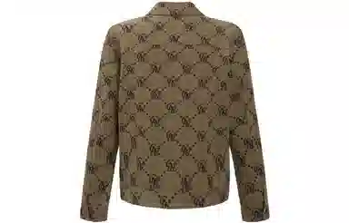 C'N'C Logo Print Collar Jacket Brown Floral