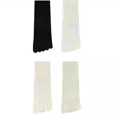 妮轻 薄款纯色简约短袜 女款