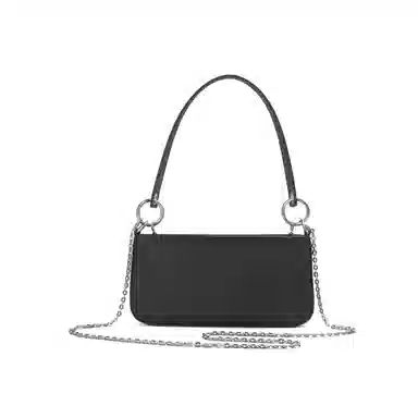 Calvin Klein Edor Woven Flower Shoulder Bag Black