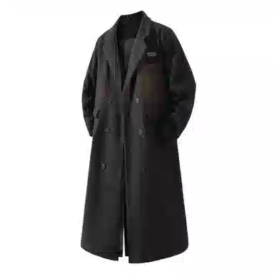 LIVINGTOWN Classic Double-Breasted Coat