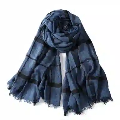 ROUTE 66 Plaid Scarf