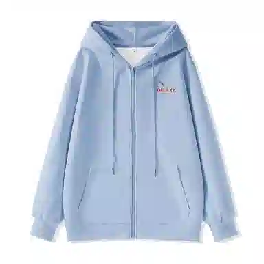 棉致 流星字母简约纯色牛奶丝复合抗皱无性别主义宽松落肩休闲卫衣 男女同款