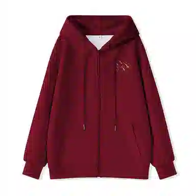 棉致 流星字母简约纯色牛奶丝复合抗皱无性别主义宽松落肩休闲卫衣 男女同款