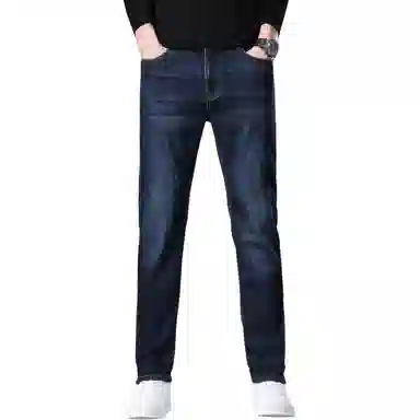 太子龍 时尚修身中腰牛仔裤 男款