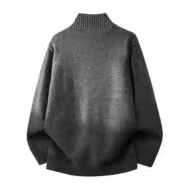 大卫贝肯 美式复古高街立领日常通勤休闲百搭亲肤舒适轻松惬意慵懒高级感开衫针织衫 男女同款