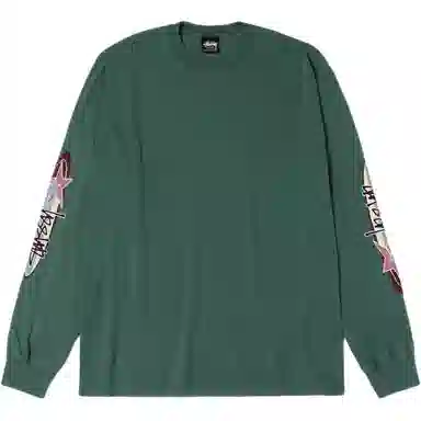 Stussy FW25 FW25 TWO STAR LS TEE PIGMENT DYED T