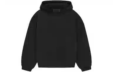 Fear of God Essentials Jet Black Hoodie