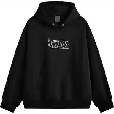 FOMK Letter Print Hoodie