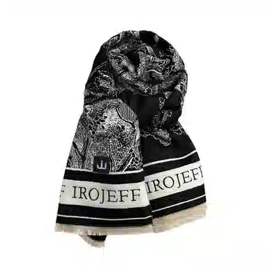 JEANSWEST Landscape Cashmere Scarf Gift Set