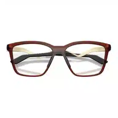 Oakley Good Luck Square Optical Frame Amber