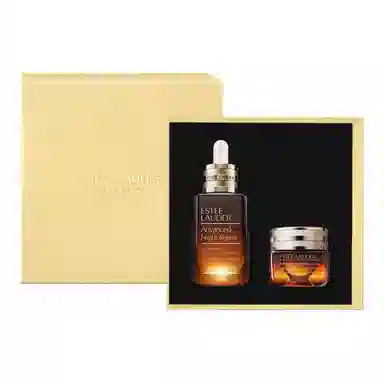 雅诗兰黛 第七代小棕瓶精华液眼霜护肤两件套 修护保湿补水