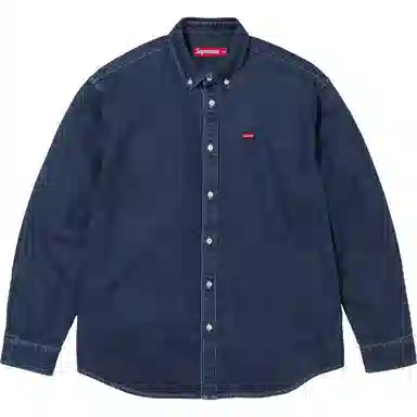 Supreme FW25 FW25 WEEK1 Small Box Denim Shirt logo