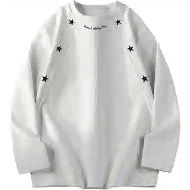 IN’S Cleanfit Star Print Boxy Sweatshirt