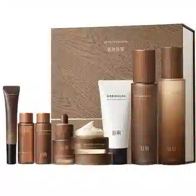 谷雨 山参胶原礼盒护肤套装 淡纹保湿补水紧致毛孔淡化细纹 抗皱抗老修护