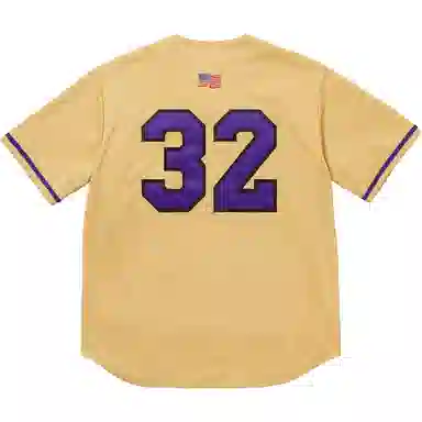 Supreme FW25 WEEK1 Swords Baseball Jersey logo