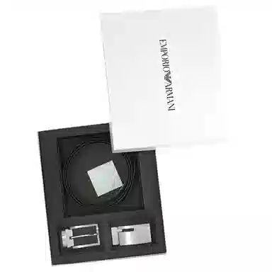 Emporio Armani Reversible Belt Black