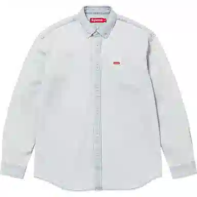 Supreme FW25 FW25 WEEK1 Small Box Denim Shirt logo