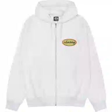 Stussy OUR LEGACY WORK SHOP OVAL ZIP HOODIE logo