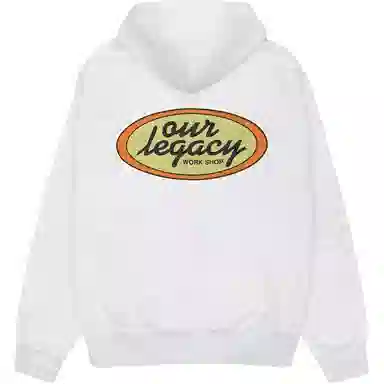 Stussy OUR LEGACY WORK SHOP OVAL ZIP HOODIE logo