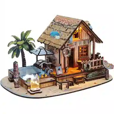 极慧猫 夏威夷度假屋 其他拼装模型