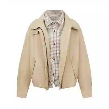 鸭鸭 冬季 时尚百搭假两件工装羽绒服外套 女款