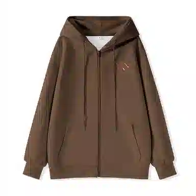 棉致 流星字母简约纯色牛奶丝复合抗皱无性别主义宽松落肩休闲卫衣 男女同款