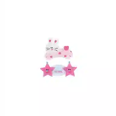 水中玉 可爱卡通萌宠发卡套装百搭侧边夹发饰气质刘海夹碎发头饰 合金 发夹 女款