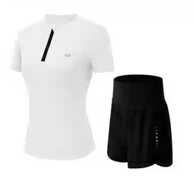 百思绒  时尚简约轻便  健身套装  女款